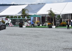 This year, at Pacific Plug and Liner, a tent was set up to let the CAST participants show their varieties. As the CAST was held so early this year, they could not make room in their shipping area, which is fully filled during this time of the year.